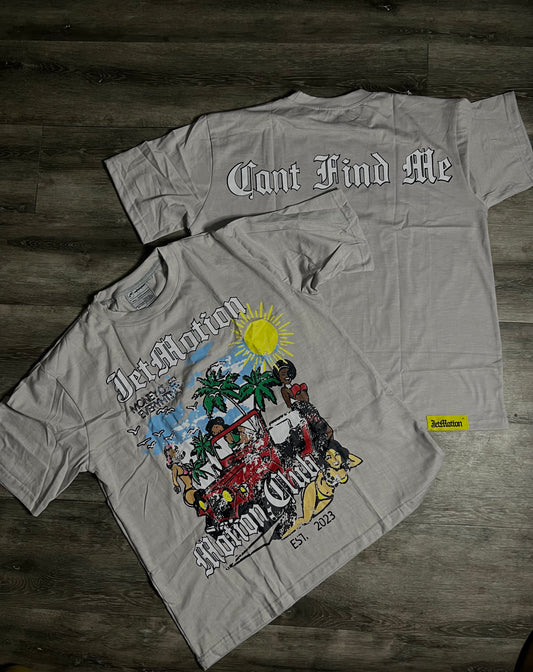 Cant Find Me Tee (GREY)